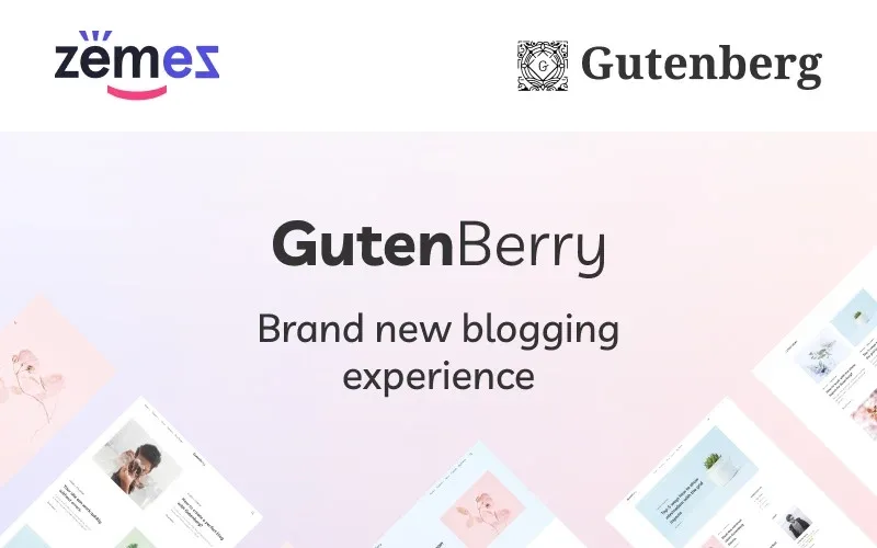 Gutenberry – Gutenberg-based Clean Blog WordPress Theme