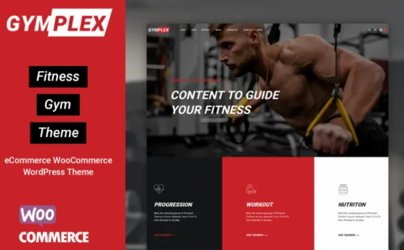 Gymplex – Sports, Fitness and Gym WooCommerce Theme