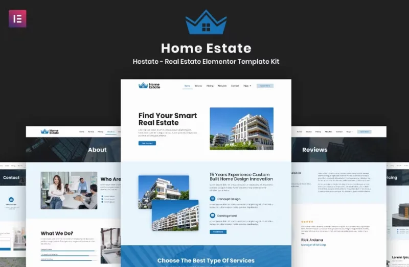 H-Estate – Real Estate Elementor Template