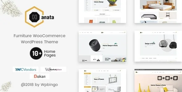 Hanata – Marketplace WooCommerce Furniture Theme