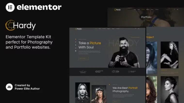 Hardy – Photography & Portfolio Elementor Template