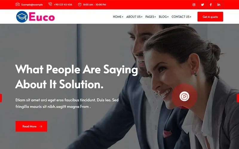 Hazom – IT Solutions & Digital Marketing Agency WordPress Theme