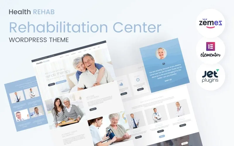 Health Rehab – Rehabilitation Center WordPress Theme