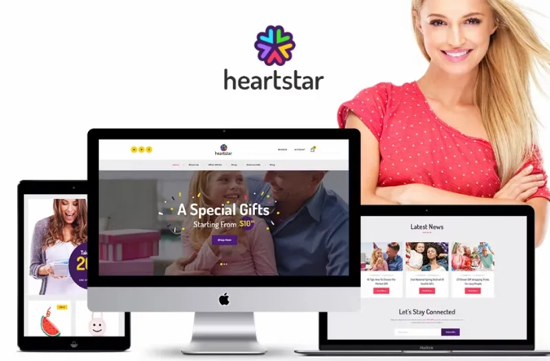 HeartStar – Gift Shop & Event Planning WordPress Theme