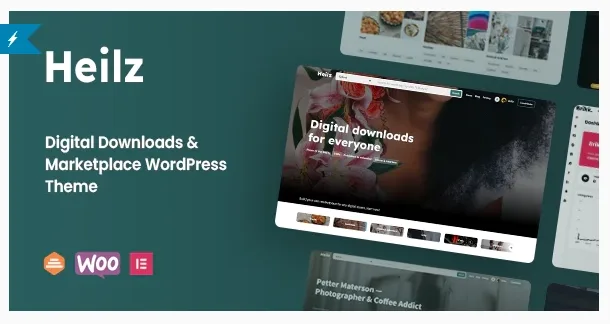 Heilz – Digital Downloads & Marketplace WordPress Theme