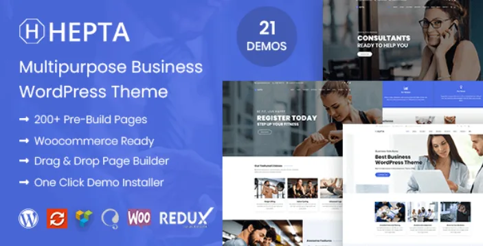Hepta – Multipurpose Business WordPress Theme