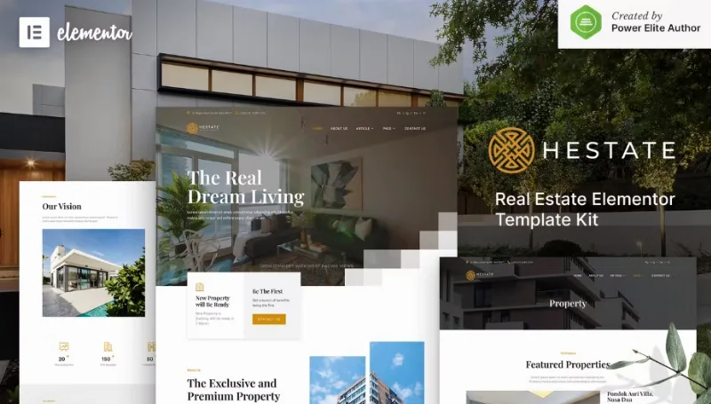 Hestate – Real Estate Elementor Template