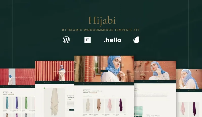 Hijabi – Muslim Shop Woocommerce Elementor Template