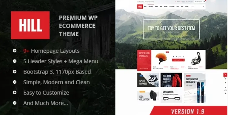HILL – Premium Responsive WooCommerce Theme