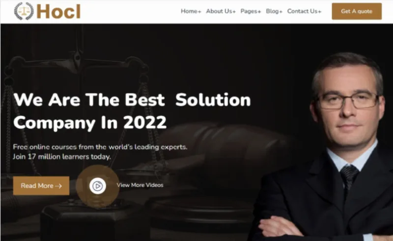Hocla – Lawyer, Attorney & Law Office Wordpress Theme