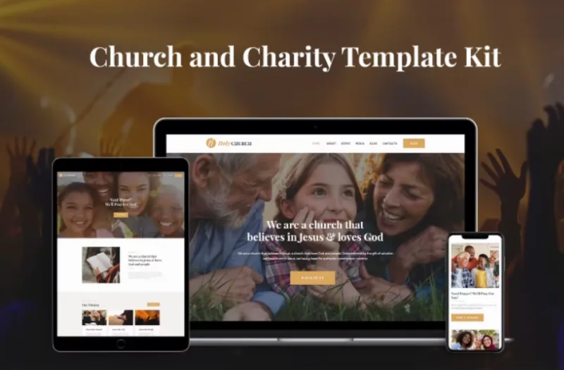 Holy – Church & Charity Template