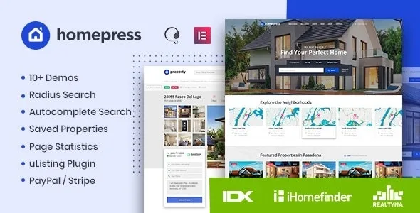 HomePress – Real Estate WordPress Theme
