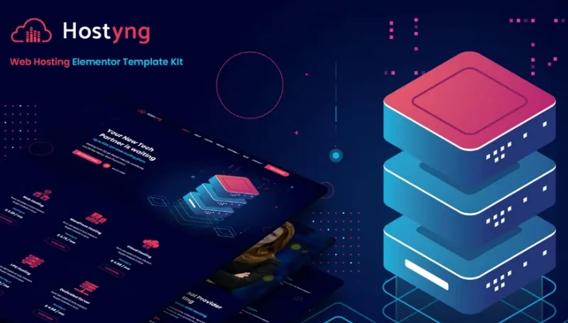 Hostyng – Web Hosting Elementor Template