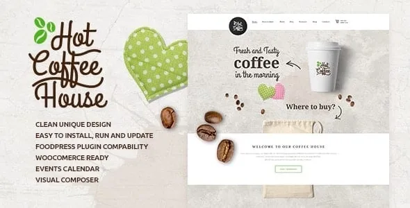 Hot Coffee | Coffee Shop, Farm & Cafe WordPress Theme