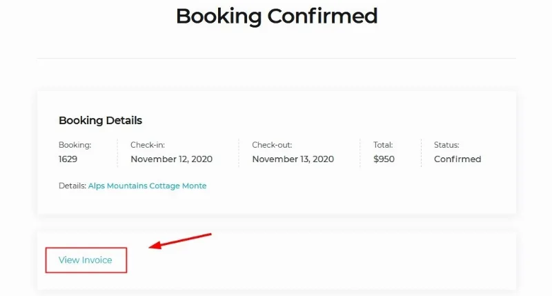 Hotel Booking PDF Invoices