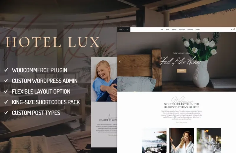 Hotel Lux – Resort & Hotel WordPress Theme