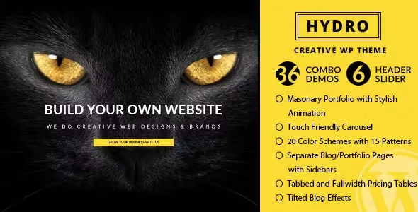 HYDRO One Page Portfolio Theme