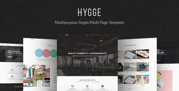 Hygge – Multipurpose Single/Multi Page Template