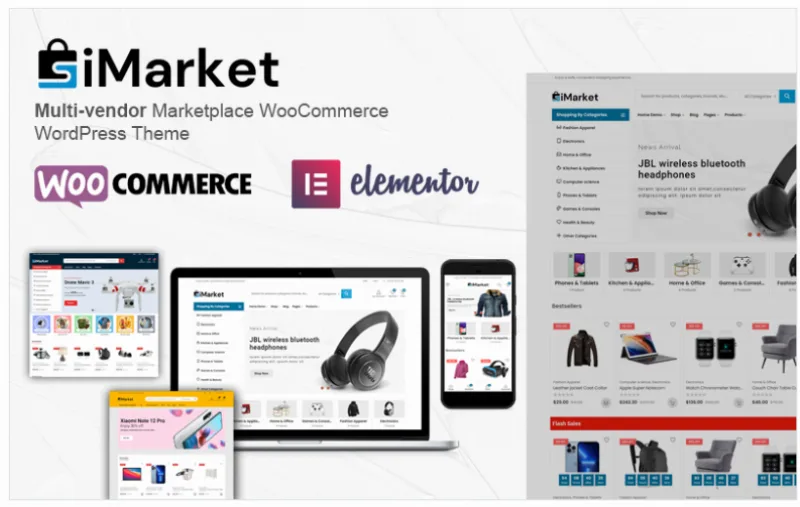 iMarket – Multi-vendor Marketplace WooCommerce WordPress Theme