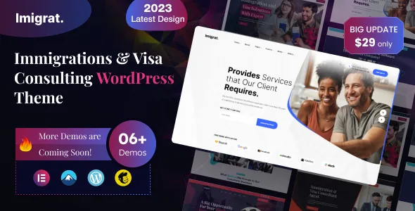 Imigrat – Immigration & Visa Consulting WordPress Theme