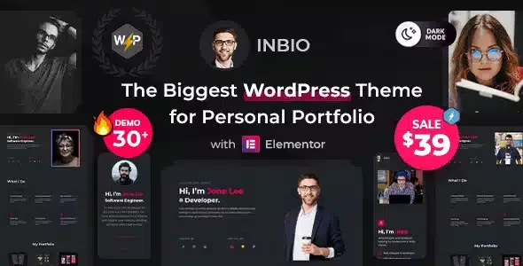 InBio Personal Portfolio Resume Theme