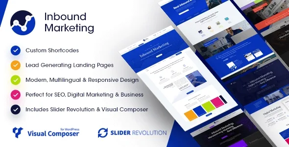 Inbound Marketing | Inbound, Landing Page WordPress Theme