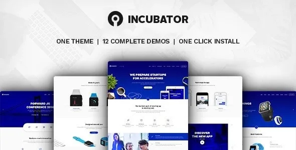 Incubator – WordPress Startup Business Theme