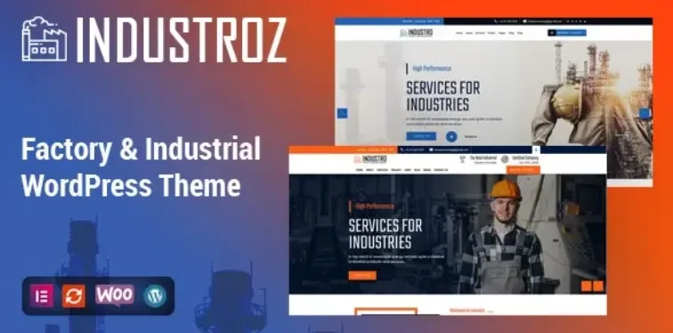 Industroz – Factory & Industrial WordPress Theme