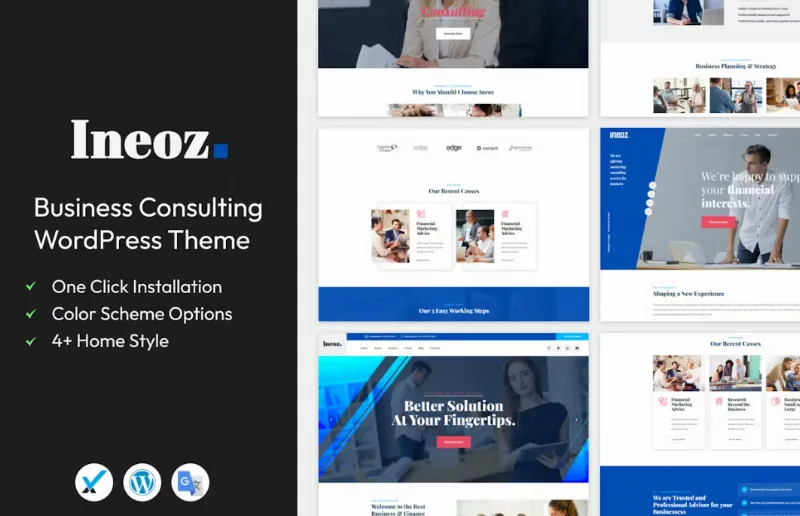 Ineoz – Business Consulting WordPress Theme