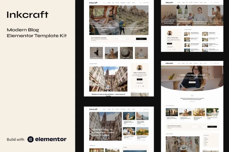 Inkcraft – Modern Blog & Magazine Elementor Pro Template