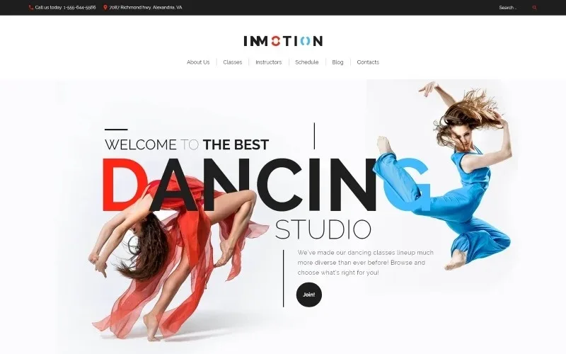 InMotion – Dance School WordPress Theme