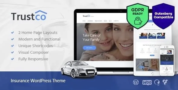 Insurance Agency, Finance & Business WordPress Theme