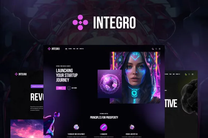 Integro — IT Solutions & Web Agency WordPress Theme