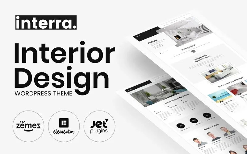 Interra – Interior Designer Portfolio WordPress Theme