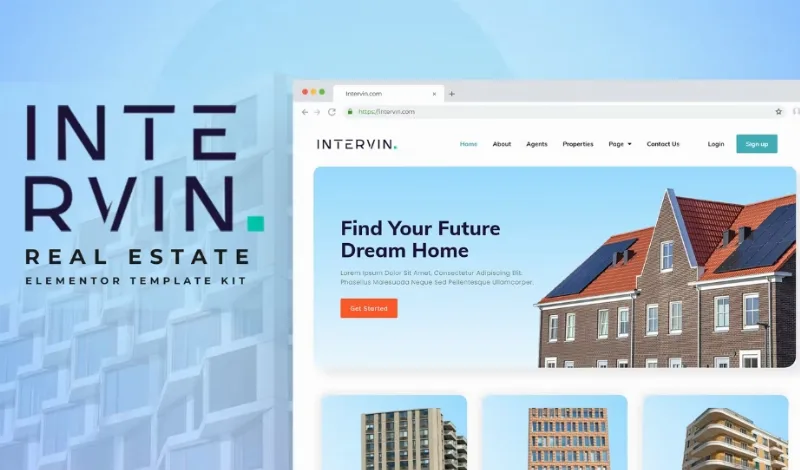 Intervin – Real Estate Elementor Template