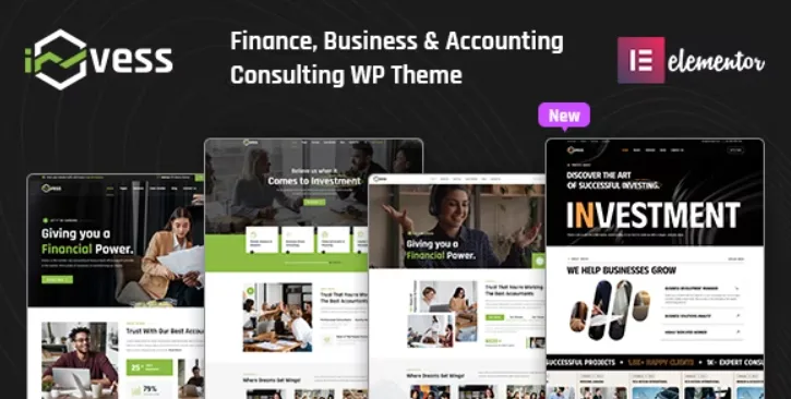 Invess – Accounting & Finance Consulting WordPress Theme