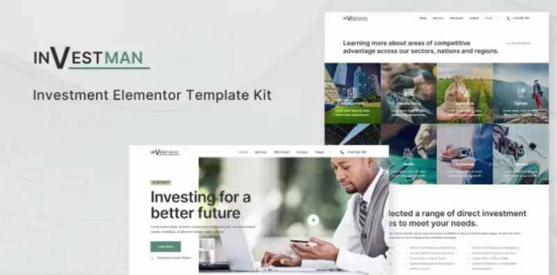 Investman – Invesment Consultant Elementor Template