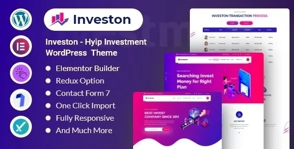 Investon – Investment, Business, Finance ,Consulting Agency WordPress Theme