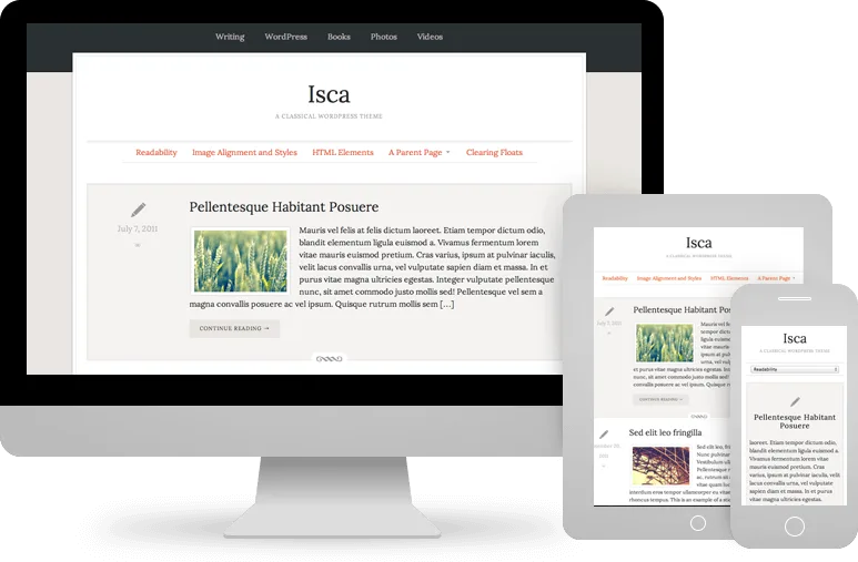 Isca Theme