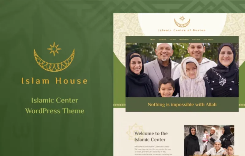 Islam House – Mosque and Religion WordPress Theme