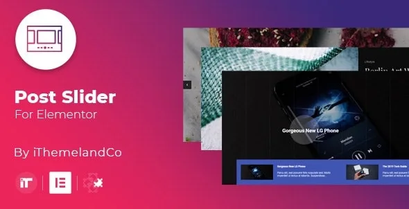 iThemeland Post Slider for Elementor
