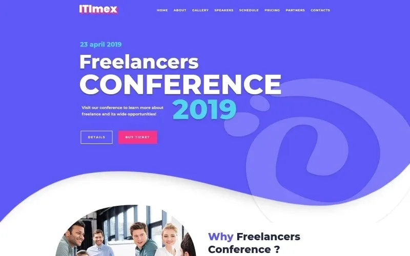 ITImex – IT Conference WordPress Elementor Theme WordPress Theme