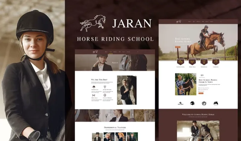Jaran – Horse Riding School Elementor Template
