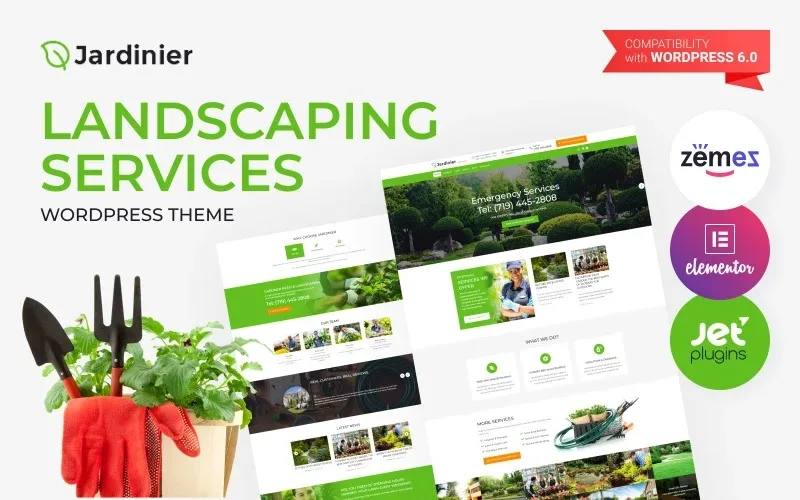 Jardinier – Landscaping Services WordPress Theme