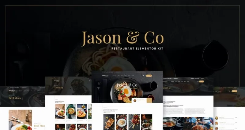 Jason & Co – Restaurant & Cafe Elementor Template