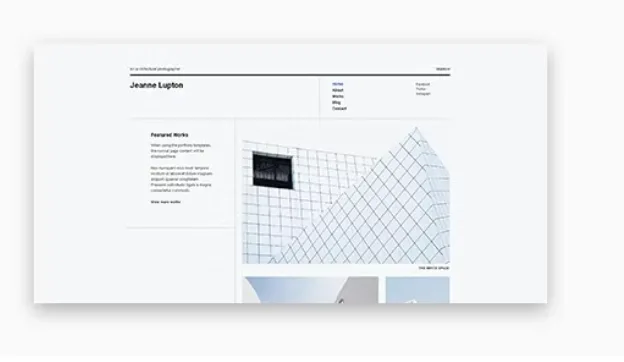 Jeanne – Minimal Photography and Portfolio WordPress Theme