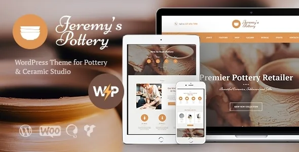 Jeremy’s Pottery – Ceramics WordPress Theme