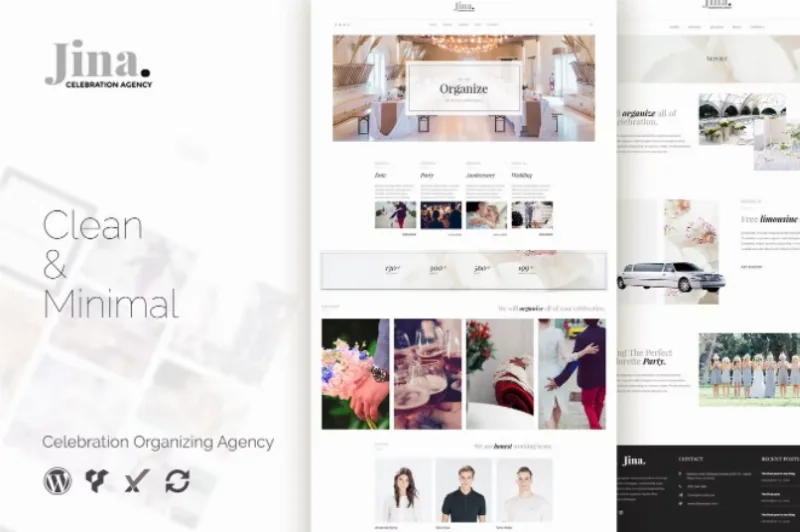 Jina – Celebration Agency WordPress Theme
