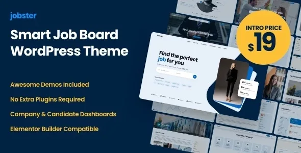 Jobster – Smart Job Board WordPress Theme