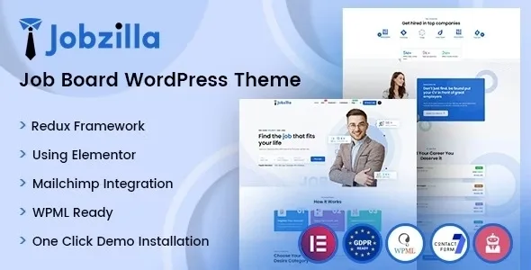 JobZilla – Job Board WordPress Theme
